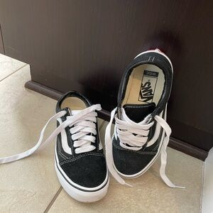 Vans Black and White Sneakers